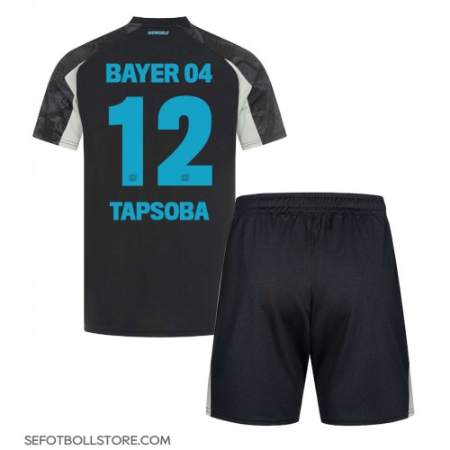 Bayer Leverkusen Edmond Tapsoba #12 Replika babykläder Tredjeställ Barn 2024-25 Kortärmad (+ korta byxor)